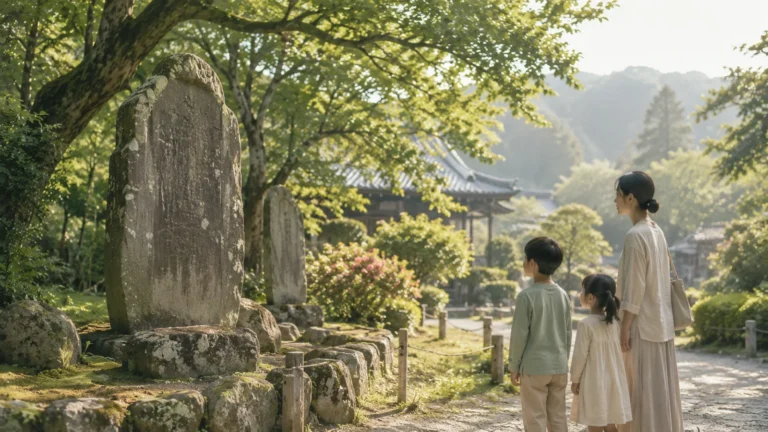 多胡碑と古代の歴史をイメージした静かな学びの風景